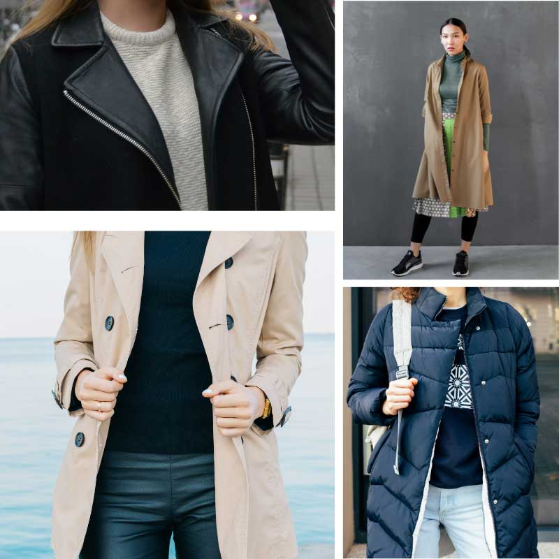Carefully consider an investment garment, like a jacket, blazer or coat. A neutral hue (in your best colour range) can work really well to unify an outfit and become a versatile garment in your wardrobe.